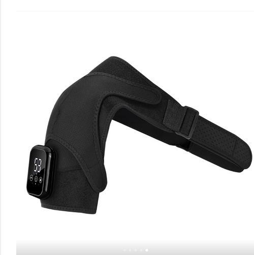 Almohadilla Térmica para Hombro con Masaje Vibratorio y Calor Inteligente