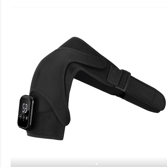 Almohadilla Térmica para Hombro con Masaje Vibratorio y Calor Inteligente