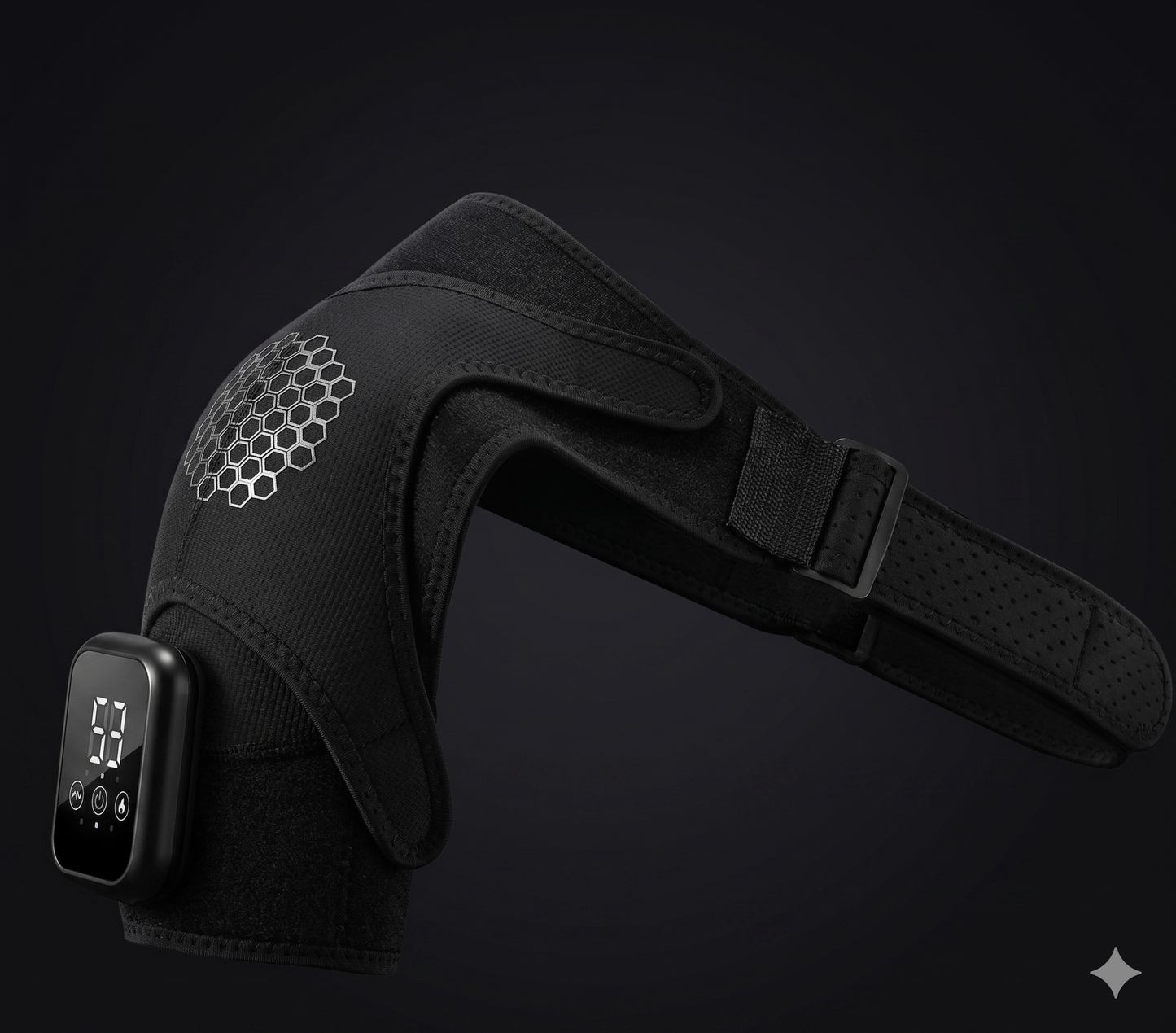 Almohadilla Térmica para Hombro con Masaje Vibratorio y Calor Inteligente
