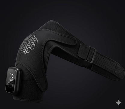 Almohadilla Térmica para Hombro con Masaje Vibratorio y Calor Inteligente