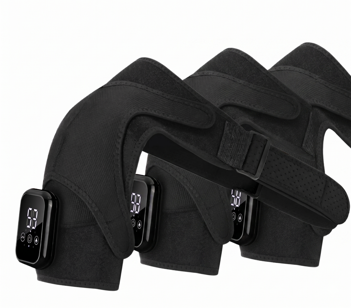 Almohadilla Térmica para Hombro con Masaje Vibratorio y Calor Inteligente PACK TRIO
