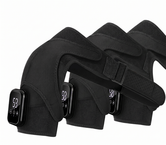 Almohadilla Térmica para Hombro con Masaje Vibratorio y Calor Inteligente PACK TRIO